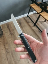 Folding Knife Ball-Bearings G-10-Handle Ceramics Non-Slip DC53 Steel Hunting FORESAIL