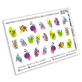 

Slider design abstract twigs, BPW.style, Water stickers on nails, sd5-2030