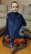 Paño especial para corte de pelo de peluquero para niños, impermeable, antiadherente, dibujos animados, para el hogar ropa de bebé, chal, capa, delantal