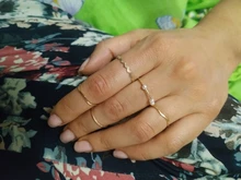 YUNAO-Conjunto de anillos de unión, joyería, Anillo, Anillo, Red, temperamento rojo salvaje