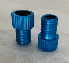 Adaptador de válvula de aleación Presta para neumático de bicicleta de carretera, adaptador de válvula de aire francés para convertir a válvula estadounidense, herramienta de bomba, accesorio, envío gratuito, Uds.