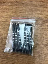 Ejes de dardos de aleación de aluminio, hileras de dardos, Color mezclado, rosca de 4,5mm, 6 uds.