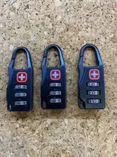 Combinación de símbolos de Cruz suiza, candado de equipaje pequeño, candado de código seguro, 1 unidad