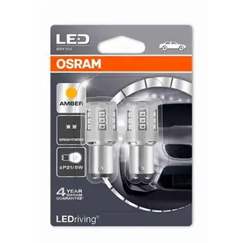 

1457YE-02B _ PL - Set 2 Osram driving bulbs®2 W / 0,4 W 12V BAY15d P21/5W Amber