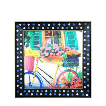 

Canvas Print Luxury Bicycle with Glass 51 * 51 cm