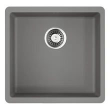 Мойка для кухни Omoikiri Kata 44-U-GR Artgranit(Leningrad Grey)(Устойчивая к царапинам, перелив, можно установить любо