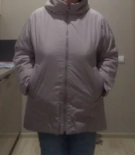Jacket Coat Women Hooded-Collar Cotton Windproof Warm S MIEGOFCE New-Collection -S -S