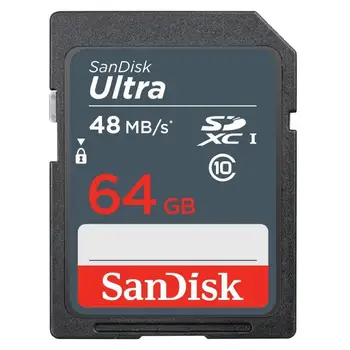 

SDXC memory card Ultra 64 GB Class 10 speed 48 MB / sSANDISK17.48