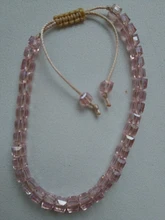 Pulsera con cuentas de cristal para mujer, longitud ajustable, 1 Uds., joyería hecha a mano