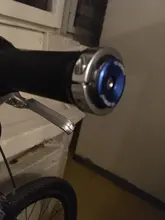 Manillar de bicicleta con tapa extrema de aleación de aluminio, empuñadura con bloqueo, con tapones para MTB, 1 par