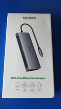 UGREEN-concentrador de red USB C, adaptador HDMI 10 en 1, USB C a USB 3,0, Dock para MacBook Pro, accesorios, USB-C tipo C 3,1, divisor