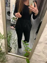 Pantalones apilados para mujer, calzas de chándal gruesas, sólido alto, cordón de cintura alta, con campana inferior, plisada con vuelo, informales