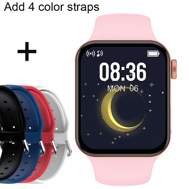 IWO Smartwatch Smart Watch Series 7 Double Button Heart Rate Monitor Dial Call Smart Watches Men Women For IOS Android