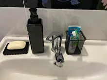 Bottle Shampoo Lotion Empty-Container Shower-Gel-Holder Liquid-Soap Black 500ml 1pc