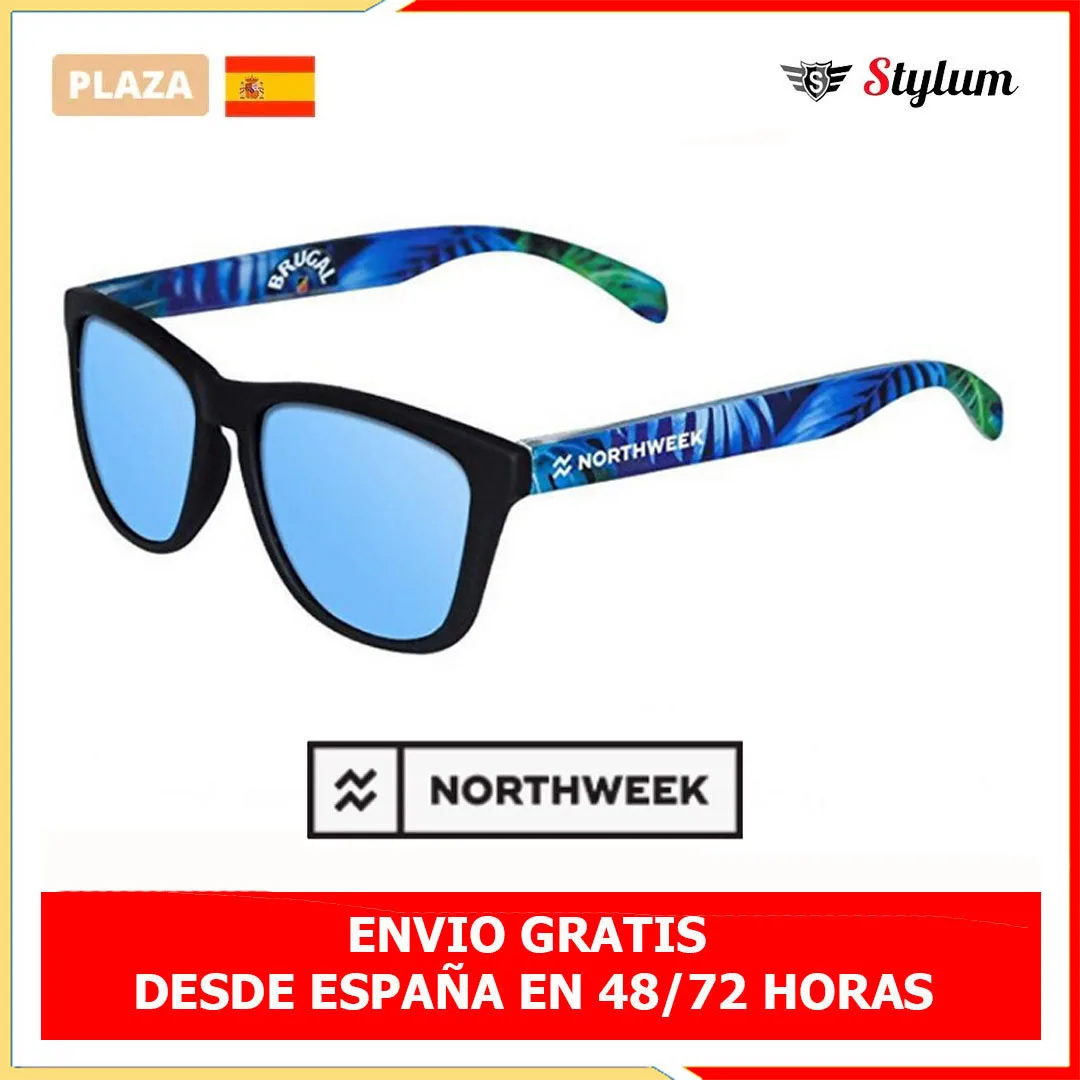 Northweek occhiali da sole unisex uomo donna modello edizione limitata  Brugal Ed lens ice blue polarizzato spedizione dalla spagna|Men's Sunglasses|  - AliExpress