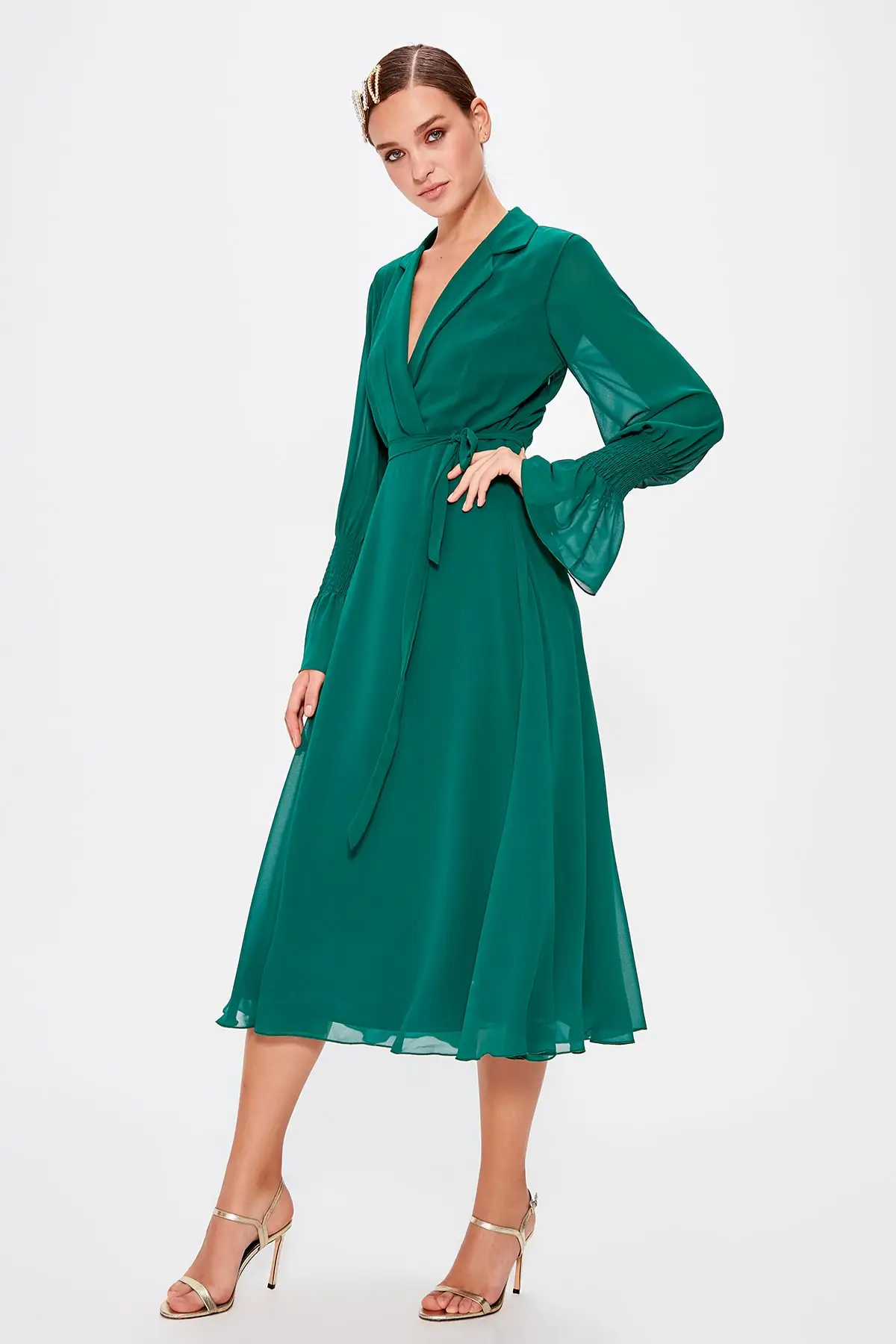 

Trendyol Jacket Collar Detail Dress TPRAW20EL0541