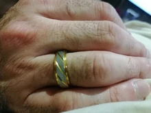 Auxauxme-Anillo de boda con diseño de onda dorada para hombre y mujer, sortija de compromiso con grabado de nombre de amantes de la boda