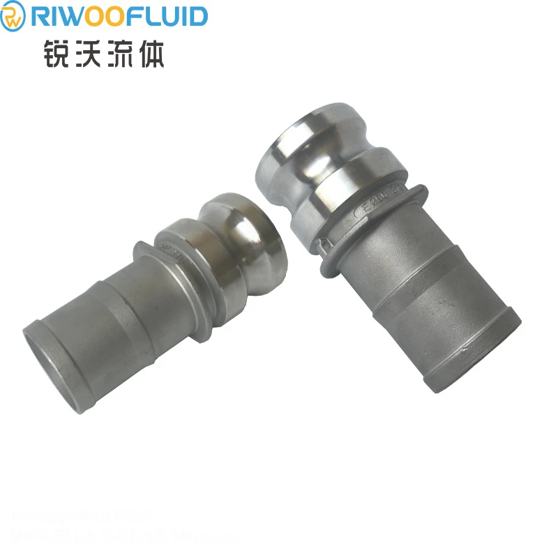 

RIWOOFLUID Casting Stainless Steel 316 1/2 NPT Kamlok Camlock Type E