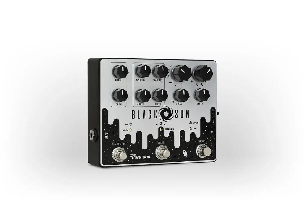 Thermion Black Sun роторный Phaser педаль эффектов для электрогитары