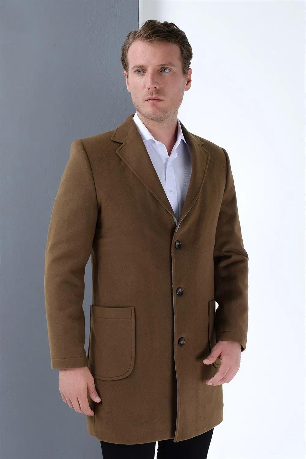 PLT8384 Пальто DEWBERRY-CAMEL
