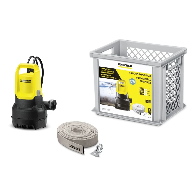 Set with drain pump SP 5 DIRT Karcher Deep-water pump Drowned pump Bottom hole pump Underwater pump