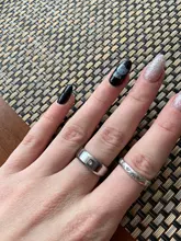 ELSEMODE-anillos de acero inoxidable para mujer, anillos de cristal de 6mm para regalos de boda