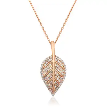 

925 sterling Silver Leaf Lady Necklace