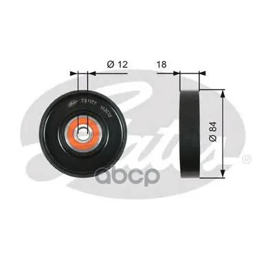 Ролик Ремня Приводного Nissan Almera 00-05/Note 05- Конд. Gates T39177 Gates арт. T39177