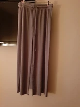 Suave comodidad pantalones de las mujeres de 2021 nueva Alta cintura pantalones verano Pantalones Mujer Pantalones de seda de hielo-tobillo longitud pantalones largos de Mujer Pantalones