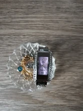 Xinhua-Reloj de lujo con diamantes para mujer, pulsera de acero, relojes femeninos
