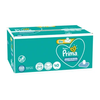 

ebebek Prima Baby Wet Towel Clean & Fresh Advantage Pack 9x64 pcs