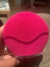 Ultra sonic eléctricos de silicona cepillo de limpieza Facial Sonic cara limpiador limpiando piel Mini lavadora masajeador cepillo recargable