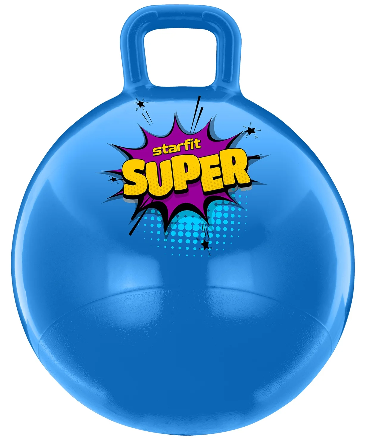 Ball-jumper starfit gb-0401 super 45 cm 500 gr with handle blue antivirus | Спорт и развлечения