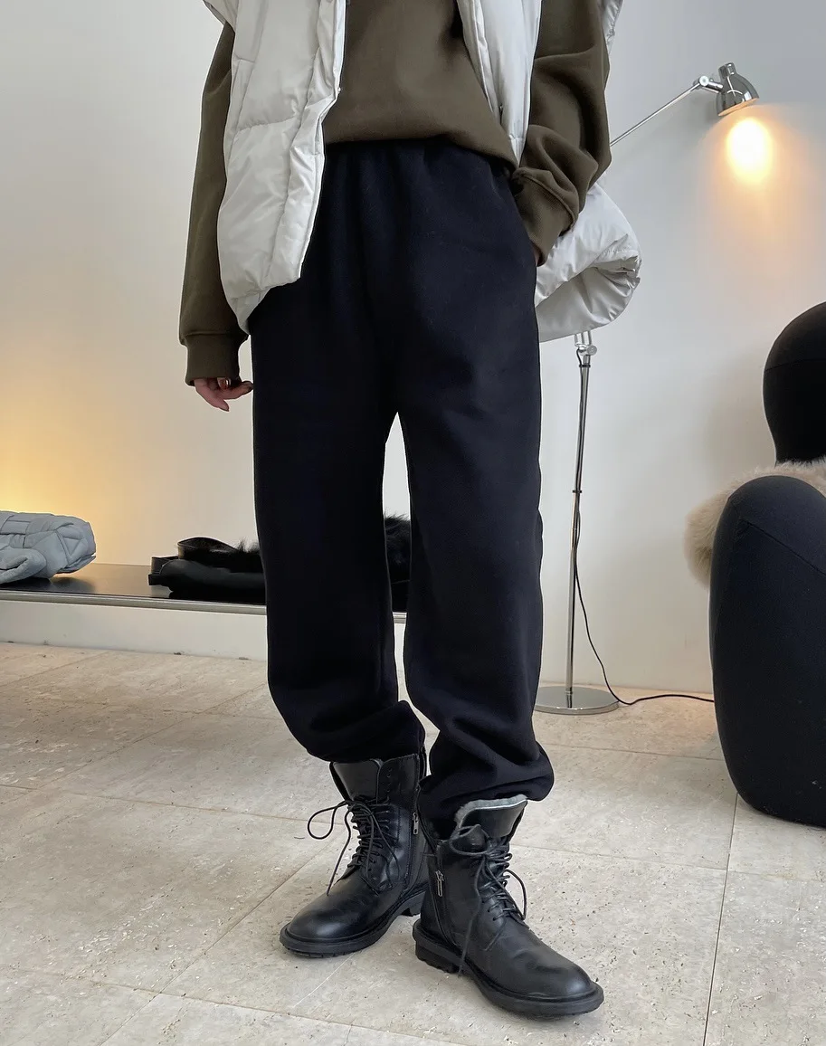 woman new model cotton trousers on fleece|Pants \u0026 Capris| - AliExpress