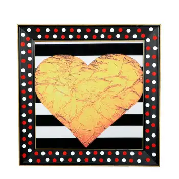 

Canvas Painting Luxury Framed Heart with Glass 51 * 51 cm