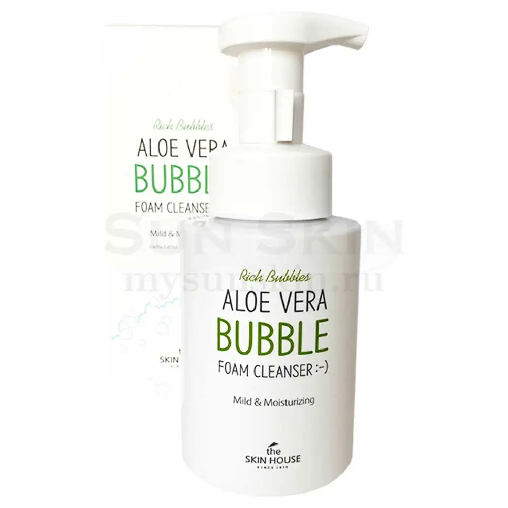 aloe vera bubble foam cleanser