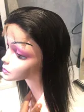 Puromi 13x1 4x1 medio de malla con división pelucas brasileñas no Remy pelucas de cabello humano T parte de encaje peluca 10-28 pulgadas Pre arrancado