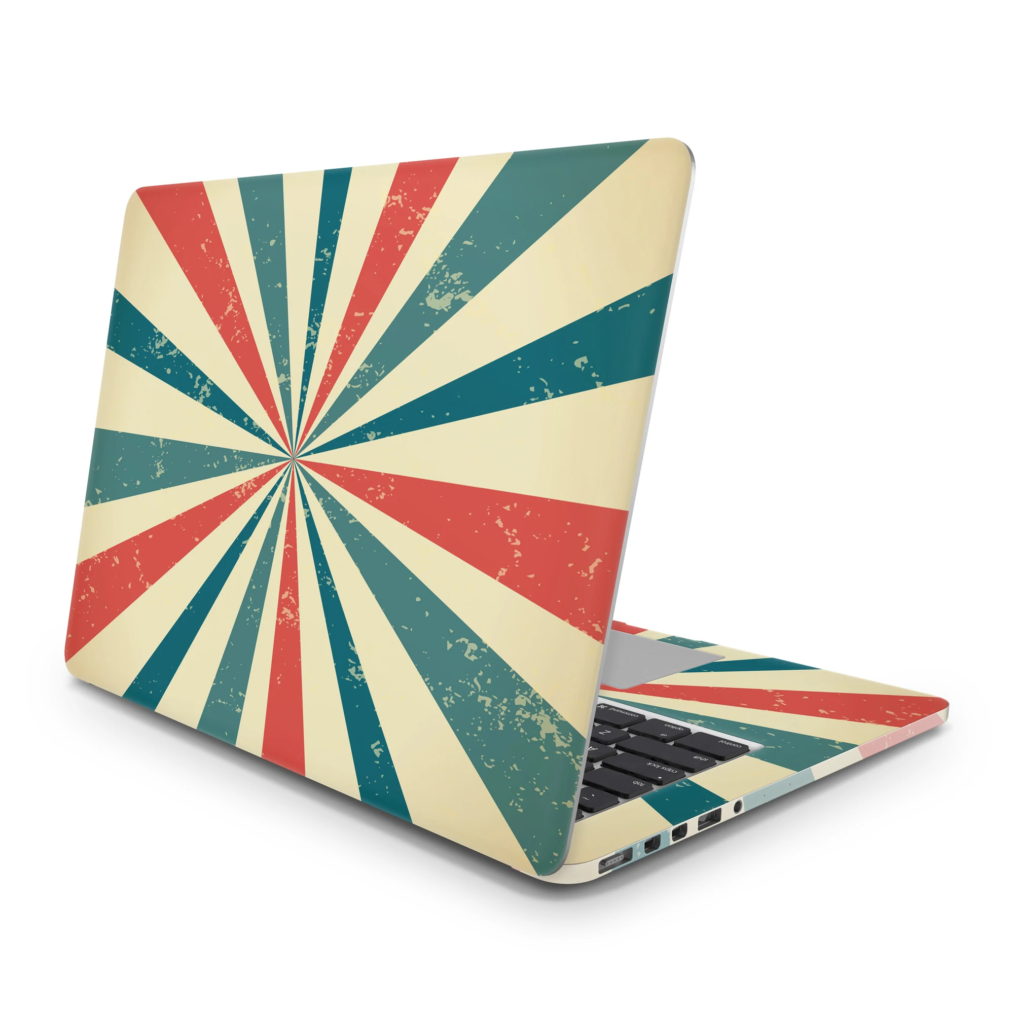 

Sticker Master Vintage Retro Rays Laptop Vinyl Sticker Skin Cover For 10 12 13 14 15.4 15.6 16 17 19 " Inc Notebook Decal For Macbook,Asus,Acer,Hp,Lenovo,Huawei,Dell,Msi,Apple,Toshiba,Compaq