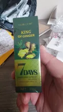 Aceite de esencia de crecimiento de pelo rápido, suero para el crecimiento del cabello de jengibre, tratamiento nutritivo para suavizar la pérdida de cabello, reparación de cabello dañado, 10/30ML, 7 días