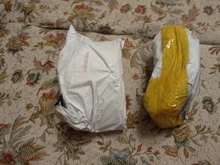 COPOZZ-Gafas de esquí con funda y lente amarilla, lentes de esquí esféricas antivaho, para esquiar, para hombre y mujer, gafas de nieve + lente + caja