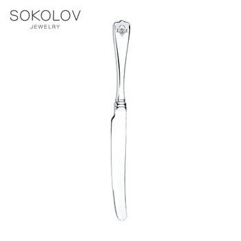 

Table knife "antique" Sokolov, fashion jewelry, silver, 925, women's/men's, male/female