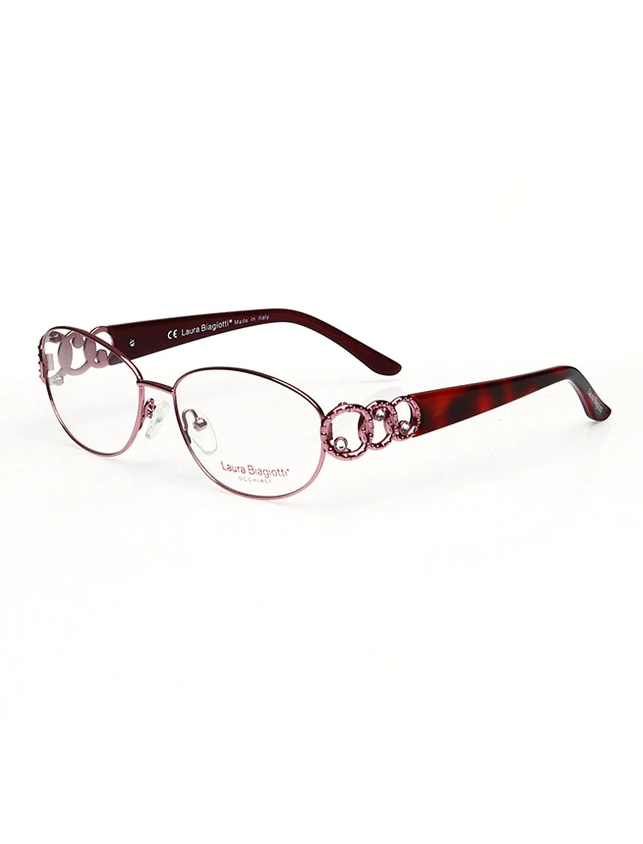 

Markamilla Women Reading Glasses Frame Demo Glasses Eyewear Transparent High Quality WomenLaura Biagiotti LB 010 FTL