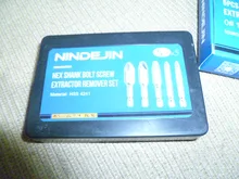 Bolt Extractor Drill-Set Stud-Remover-Tool NINDEJIN Broken Speed-Out 5pcs