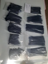 Bridas de nylon para cables, autosujección, 3x60, 3x80, 3x500, 3x100, 3x120mm, 150 unidades