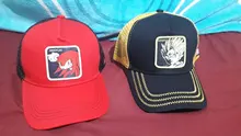 Gorra de malla con estampado de DRAGON BALL para hombre y mujer, gorro de malla con estampado de DRAGON BALL NARUTO, Snapback, Gorra de béisbol de algodón Hip Hop, unisex
