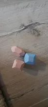 Bloques de construcción de piedra colorida Jenga para niños, juguete educativo de estilo nórdico creativo, piedra de arcoíris, juguete de madera