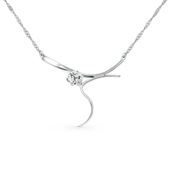 

Silver necklace with cubic zirconia sunlight sample 925