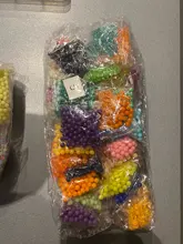 Cuentas de recambio Hama para niños y niñas, puzle Aquabeads DIY, juego de cuentas de espray de agua, juegos de bolas 3D, juguetes mágicos hechos a mano, 4MM