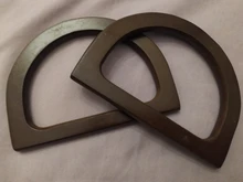 Bolsa de madera mango de madera reemplazo bolso de bricolaje Marco de monedero bolsa Accesorios