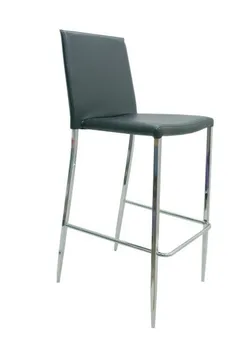 

Stool HOTEL, plating, similpiel hard black